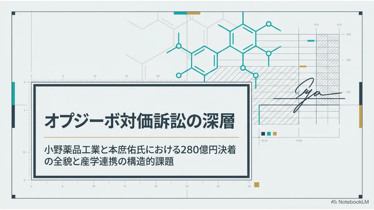 オプジーボ対価訴訟の深層