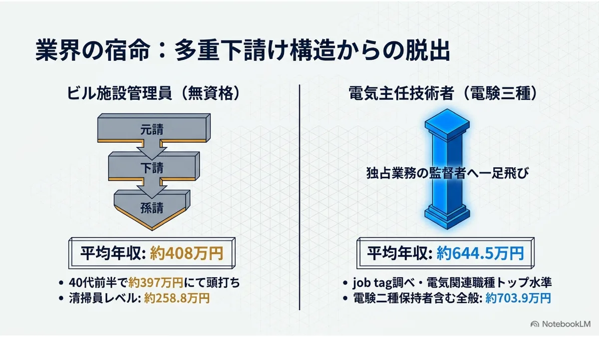 業界の宿命：多重下請け構造からの脱出
