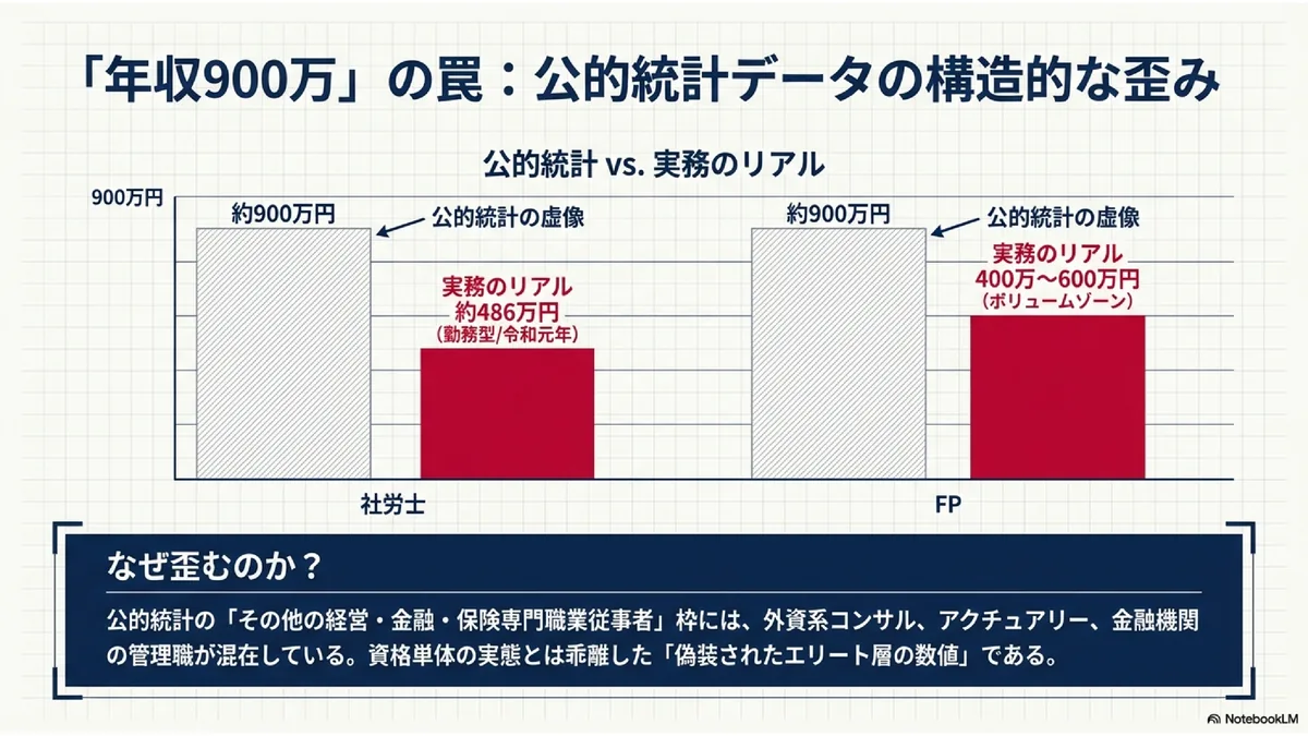 「年収900万」の罠:公的統計データの構造的な歪み