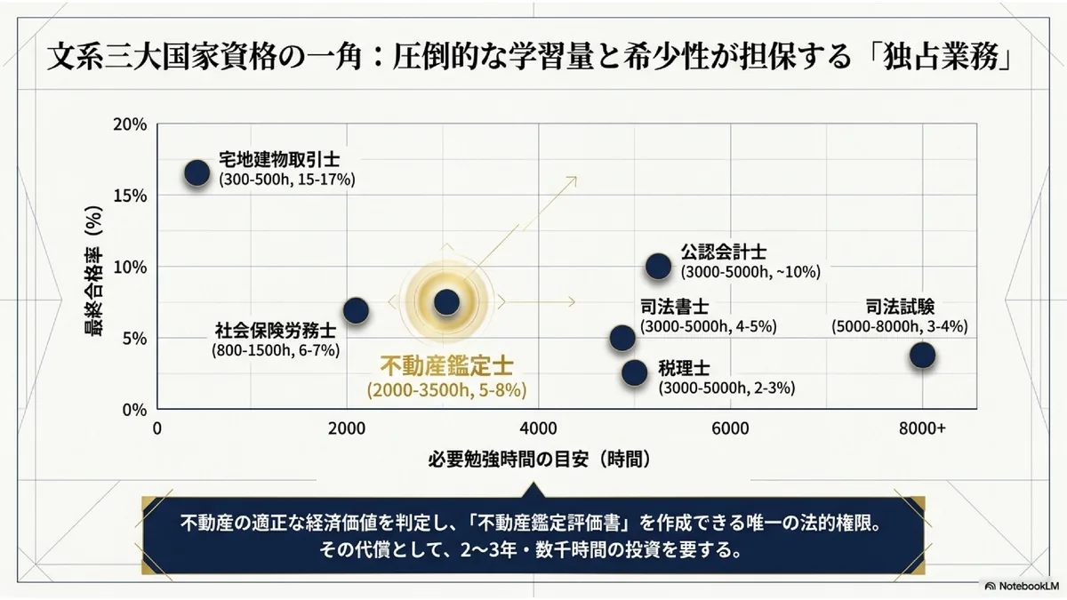 文系三大国家資格の一角：圧倒的な学習量と希少性が担保する「独占業務」