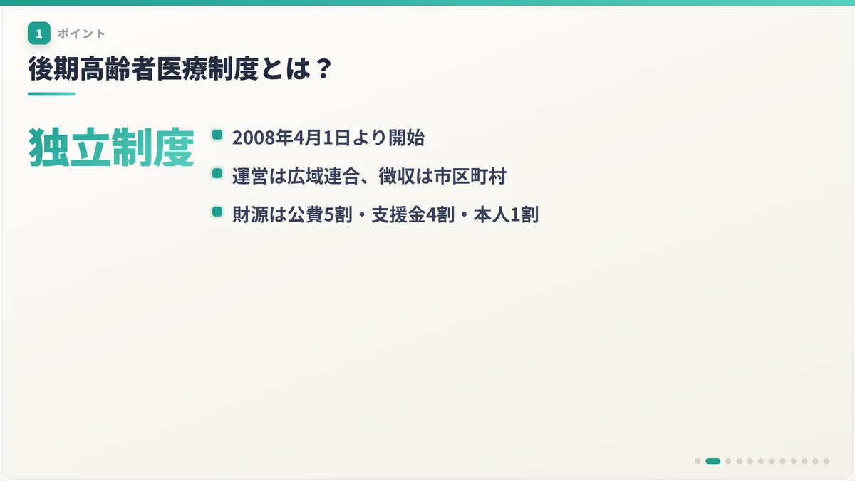 後期高齢者医療制度とは?