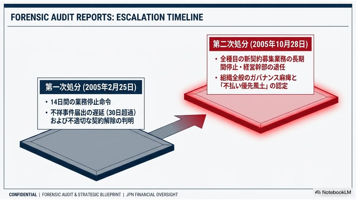 FORENSIC AUDIT REPORTS: ESCALATION TIMELINE