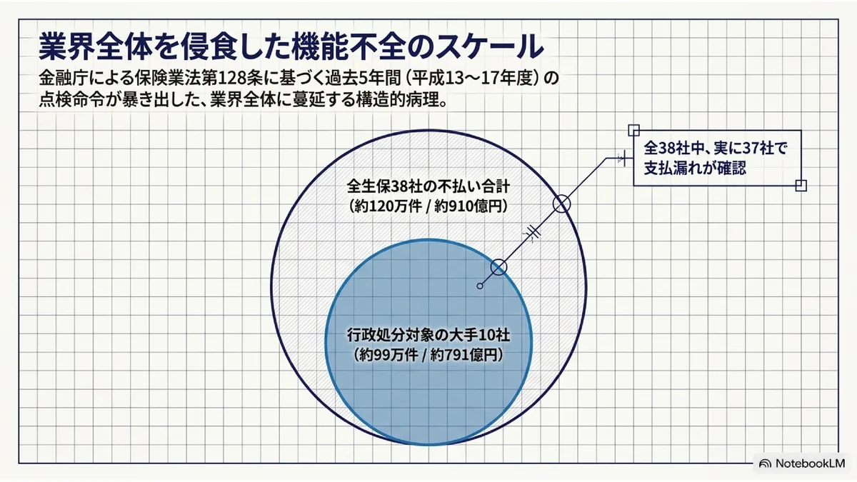 業界全体を侵食した機能不全のスケール