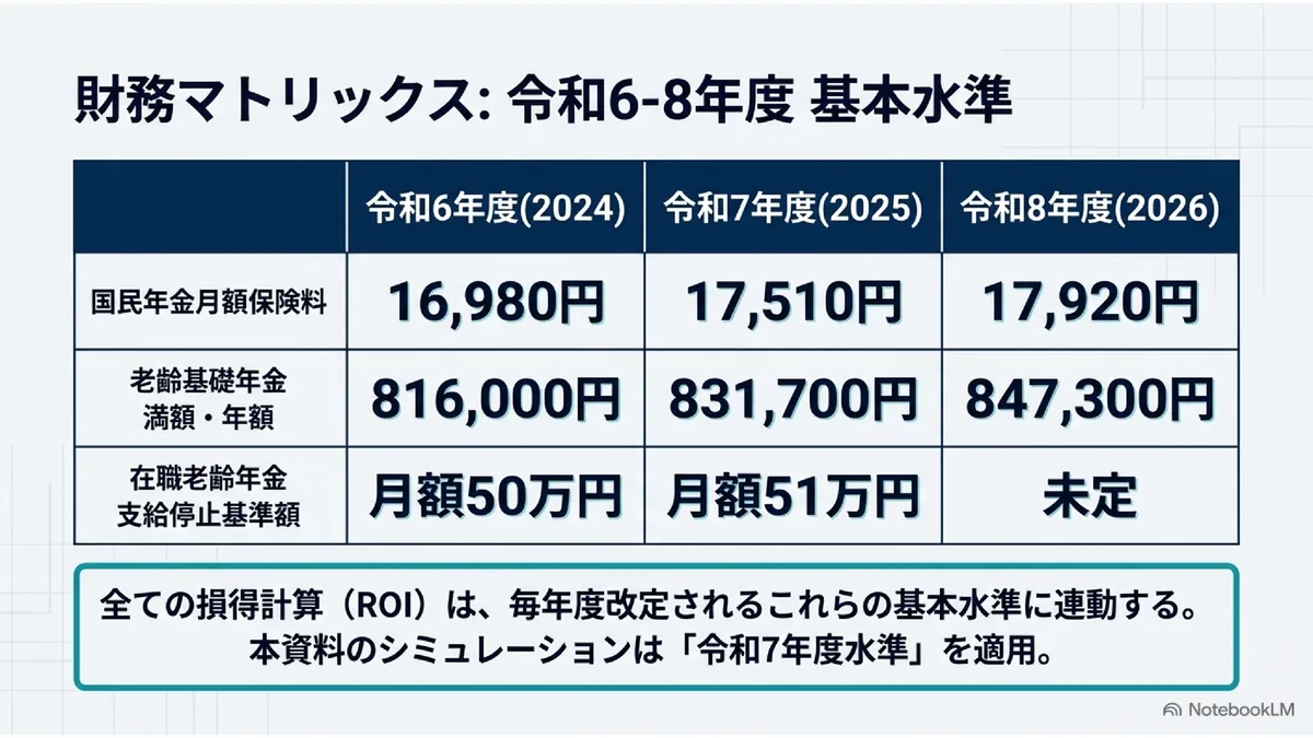 財務マトリックス：令和6-8年度 基本水準
