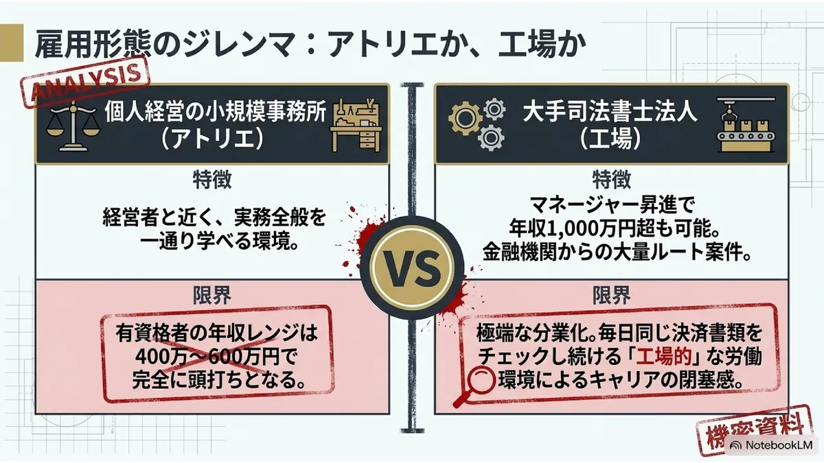 雇用形態のジレンマ：アトリエか、工場か