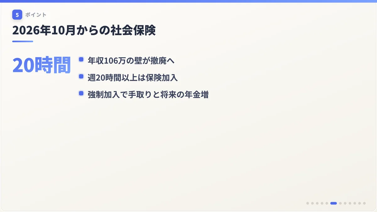 2026年10月からの社会保険