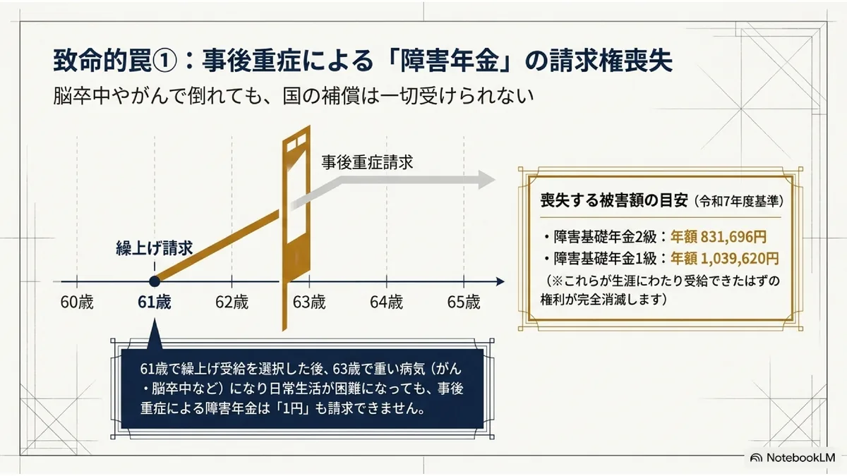 致命的罠①:事後重症による「障害年金」の請求権喪失