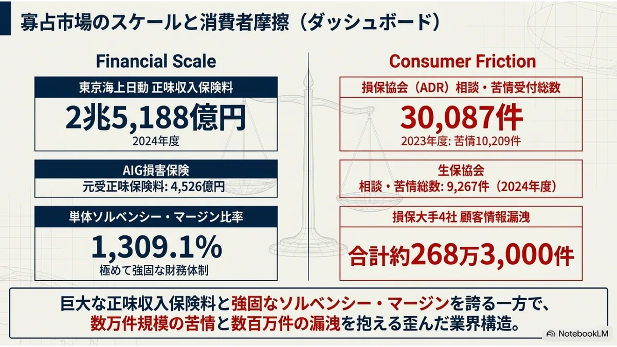 寡占市場のスケールと消費者摩擦(ダッシュボード)