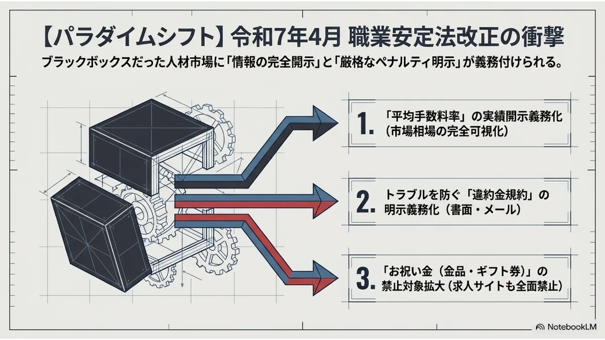 【パラダイムシフト】令和7年4月 職業安定法改正の衝撃
