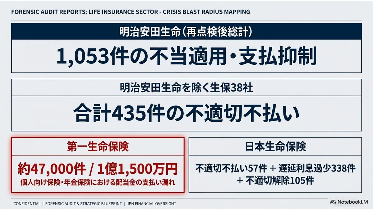 FORENSIC AUDIT REPORTS: LIFE INSURANCE SECTOR - CRISIS BLAST RADIUS MAPPING