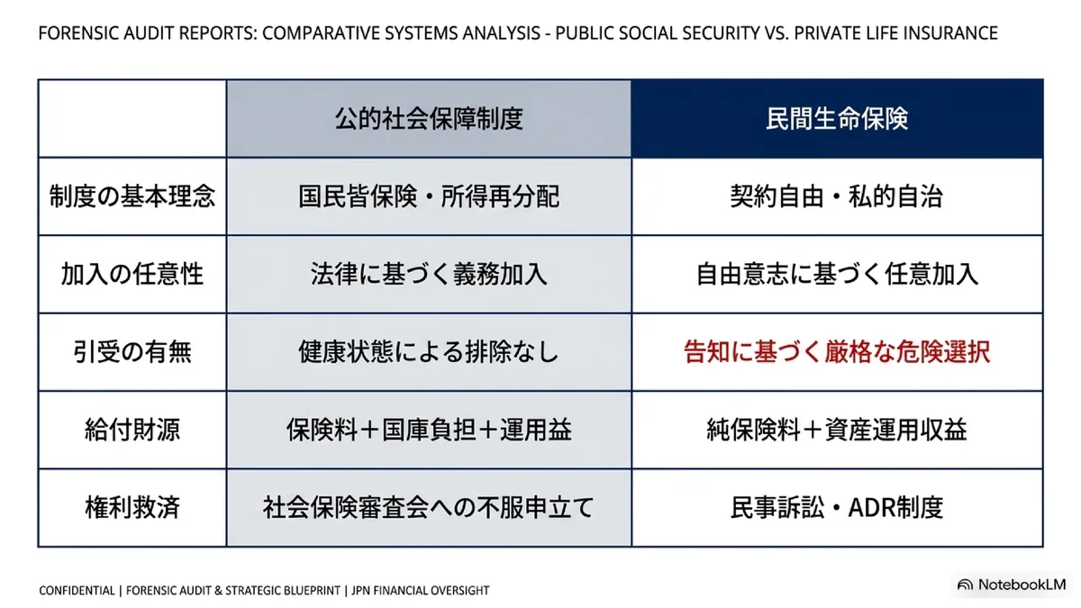 FORENSIC AUDIT REPORTS: COMPARATIVE SYSTEMS ANALYSIS - PUBLIC SOCIAL SECURITY VS. PRIVATE LIFE INSURANCE