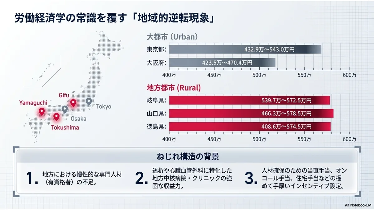 労働経済学の常識を覆す「地域的逆転現象」