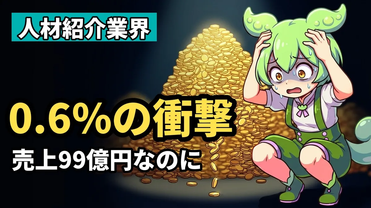 転職エージェントの手数料はなぜ高い？平均93万円の内訳と業界の薄利構造